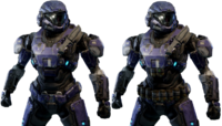 A Mark V[B]-clad Spartan employing the UA/Base Security and UA/Base Security [W] shoulders and chest.