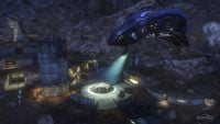 An alpha build of Halo: Reach, showcasing the Phantom.
