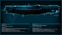 Size comparison between Infinity and Forward Unto Dawn for Halo 4.