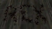 "REX" spelled in blood on Halo 2's The Great Journey.