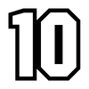 Icon for the 10 emblem.