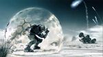 The Bubble Shield activating in the Halo 3 trailer.