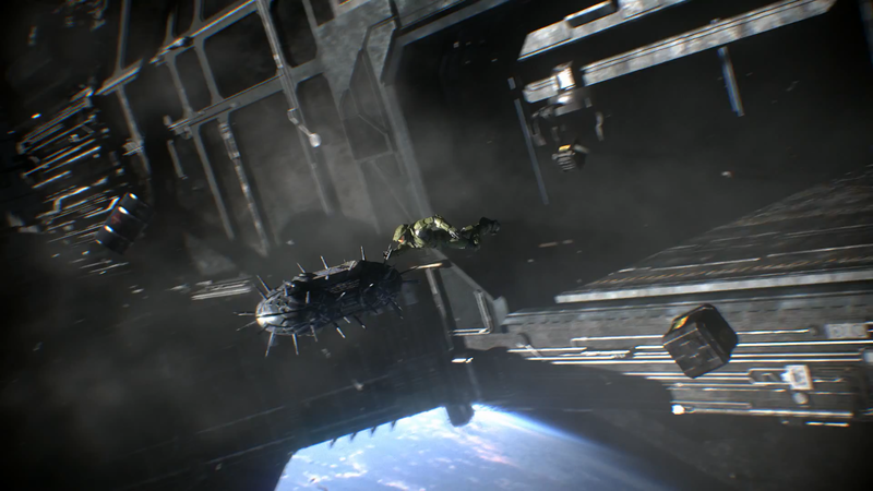 File:Master Chief Collection - Chief with bomb in space.png