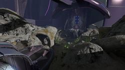 Valley of Tears A in High Charity, as seen in the campaign level Gravemind in Halo 2: Anniversary.