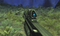 The MA5B assault rifle in Halo: Combat Evolved Anniversary originally used the MA37's model as a placeholder.