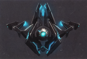 Concept art for a Luminary, found on page 5 of the Halo: Fleet Battles - The Fall of Reach campaign guide. Scanned and cleaned up by myself.