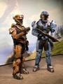 Owen-B096 and Hazel-A302 were available to take pictures with at Outpost Discovery.[24]