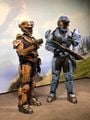 Owen-B096 and Hazel-A302 are available to take pictures with at Outpost Discovery.[20]