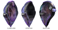 An overview design of a drop pod from Halo: Reach.