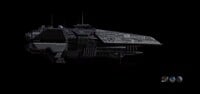 A render of UNSC Pioneer in Halo: The Television Series.