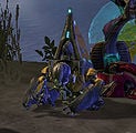 A Grunt seen playing with action figures on Legendary.