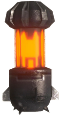 A cropped screenshot of a Orgudam Workshop firebomb.