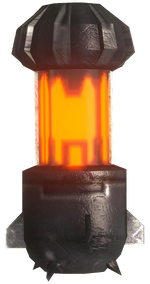 A cropped screenshot of a Orgudam Workshop firebomb.