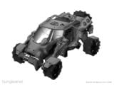 Early sketch of the Warthog for Halo: Combat Evolved.