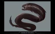 Concept art for an eel-like creature.[13]