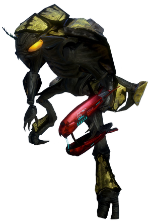 A render of a Yanme'e Hiveward in Halo 3: ODST.