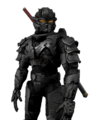 Hayabusa with Katana as rendered in the menus for Halo: The Master Chief Collection.