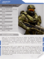 John's dossier from the special edition of Halo 5: Guardians.