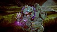 Frederic-104 using smart scope on a needler in Halo 5: Guardians.