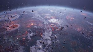 The colony world of Promise in the level Heavy Burden. Image courtesy of User:Arb1ter117.