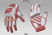 Concept art of the gloves from the operation.