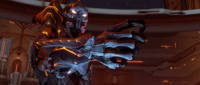 The Ur-Didact in the final fight aboard the Mantle's Approach.