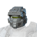 The Mk. IV/X variant was created to meet rigorous MJOLNIR cost reduction guidelines proposed by UNSC HighCom in 2524. However, implementation of a less-capable powered assault armor was sabotaged by Dr. Halsey, and the final design ended up meeting her exacting specifications. (Materials Group/Epic)