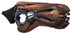 Halo: Reach press kit image featuring an Elo'Nakada-pattern concussion rifle.