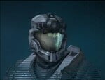 The Operator helmet in Halo: Reach