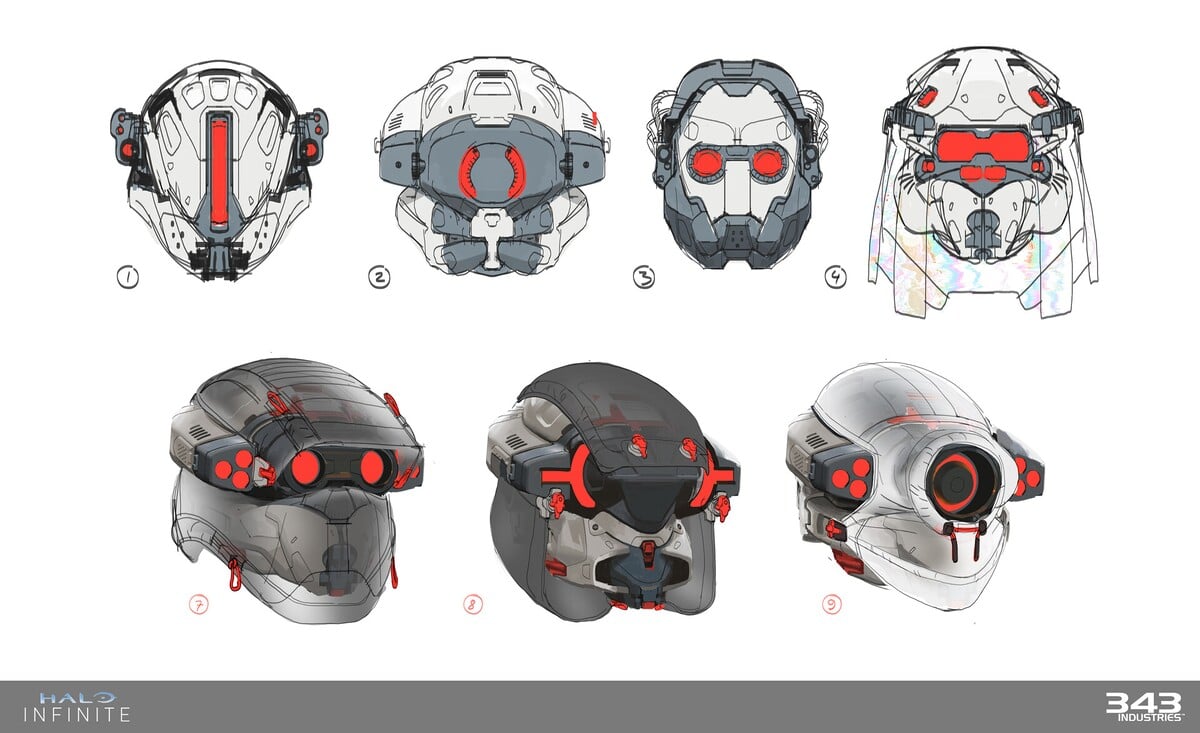 File:HINF Chimera Helmets Concept.jpg - Halopedia, the Halo wiki