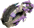 An in-game render of the Brute Chopper in Halo Wars.