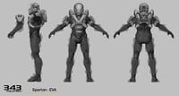 Concept art of the EVA armor for Halo 4.