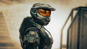 John-117 Standing! Image used as the Thumbnail for Episode 1 "Contact".