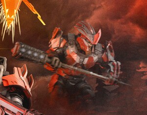 Cropped cover art of Halo: Battle for the Academy - Part 2 depicting Chieftain Atticus.