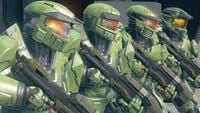 Mark V Delta, Mark V Alpha, Mark IV, and Mark VI in Halo 5: Guardians.