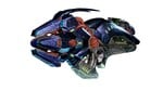 A side render of the Colossus Fuel Rod Cannon skin