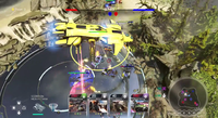 A Condor gunship in the Halo Wars 2 - Blitz Beta.