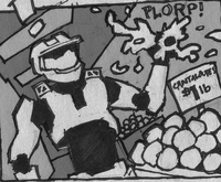 A frame from Shore Leave: Master Chief on Holiday, a noncanon comic in the Halo Graphic Novel.