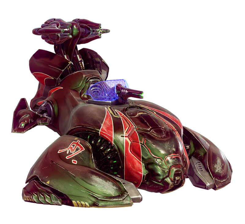 Muv'te-pattern anti-aircraft Wraith - Vehicle - Halopedia, the Halo wiki