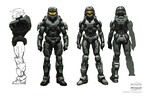 Concept art for Spartans.