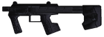 The M7/Caseless SMG in Halo 2, with the stock extended.