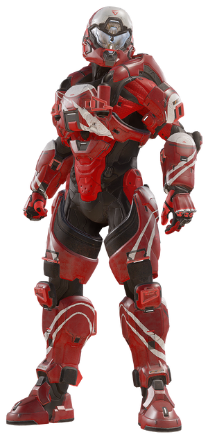 Render of the Marauder armor, introduced in the Hammer Storm update.