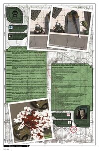 Page 122 of the Halo: Graphic Novel. Detailing Johnson.