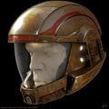 Concept art for Aiken's helmet.