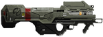 Concept art of the M6 Spartan Laser before the Halo 3 Beta.