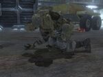 A Marine undergoing the reanimation process after getting infected by an Infection form in Halo 3.