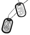 UNSC Infinity dog tags.