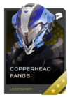 H5G REQ Helmets Copperhead Fangs Legendary