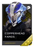 H5G REQ Helmets Copperhead Fangs Legendary