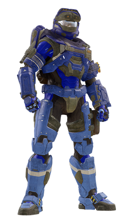 Render of Vigilant, an armor set introduced in the Memories of Reach update.